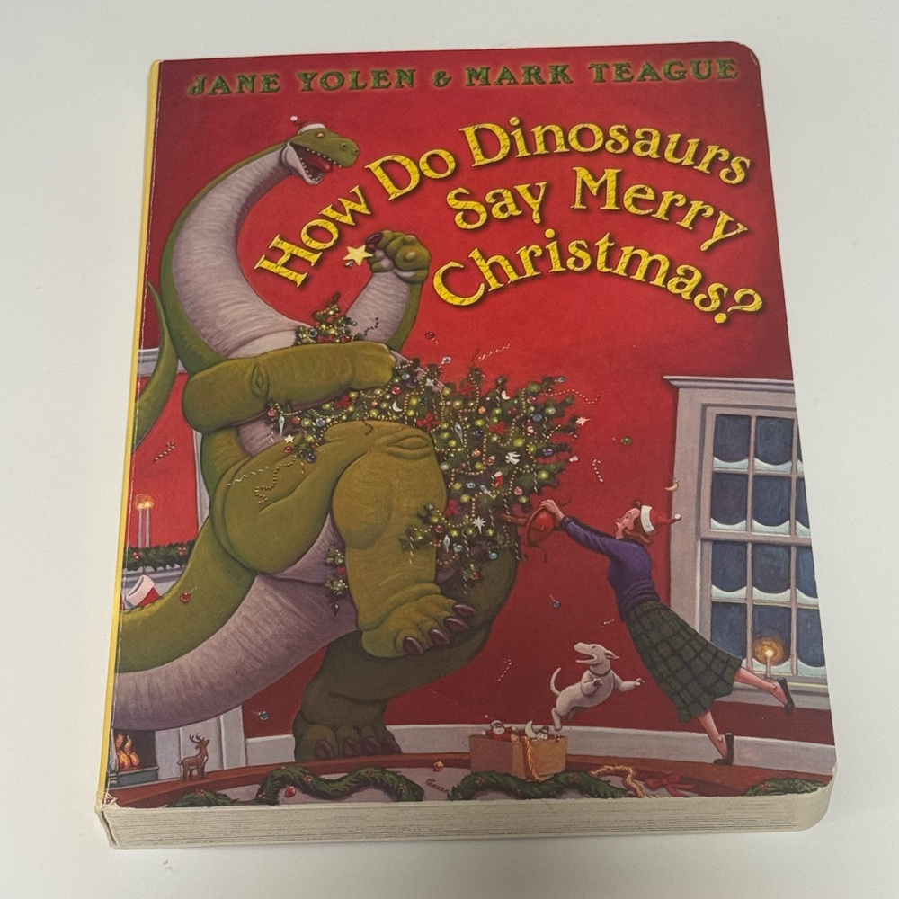 How Do Dinosaurs Say Merry Christmas? Board Book